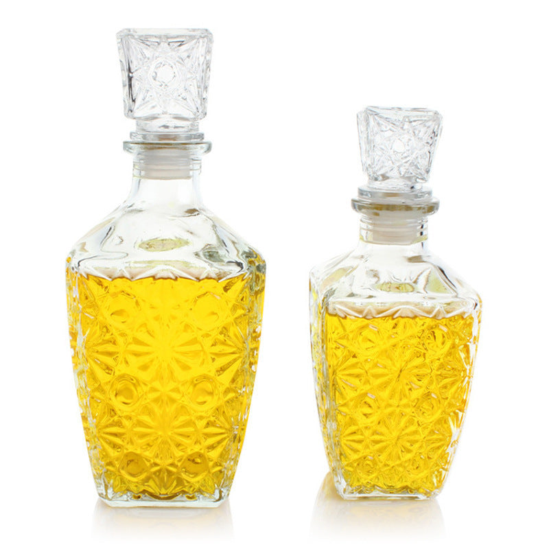 Sticlă Decantor pentru băuturi cu capac – 250ml / 500ml / 800ml | Cadou Elegant pentru Barul de Acasă