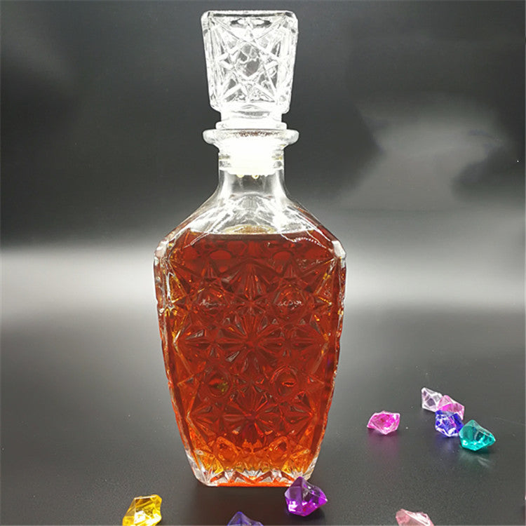 Sticlă Decantor pentru băuturi cu capac – 250ml / 500ml / 800ml | Cadou Elegant pentru Barul de Acasă