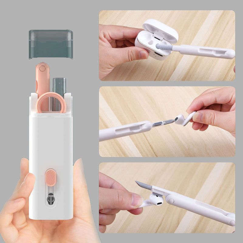 Kit Curățare 7-în-1 Laptop, Tastatură și Căști Bluetooth