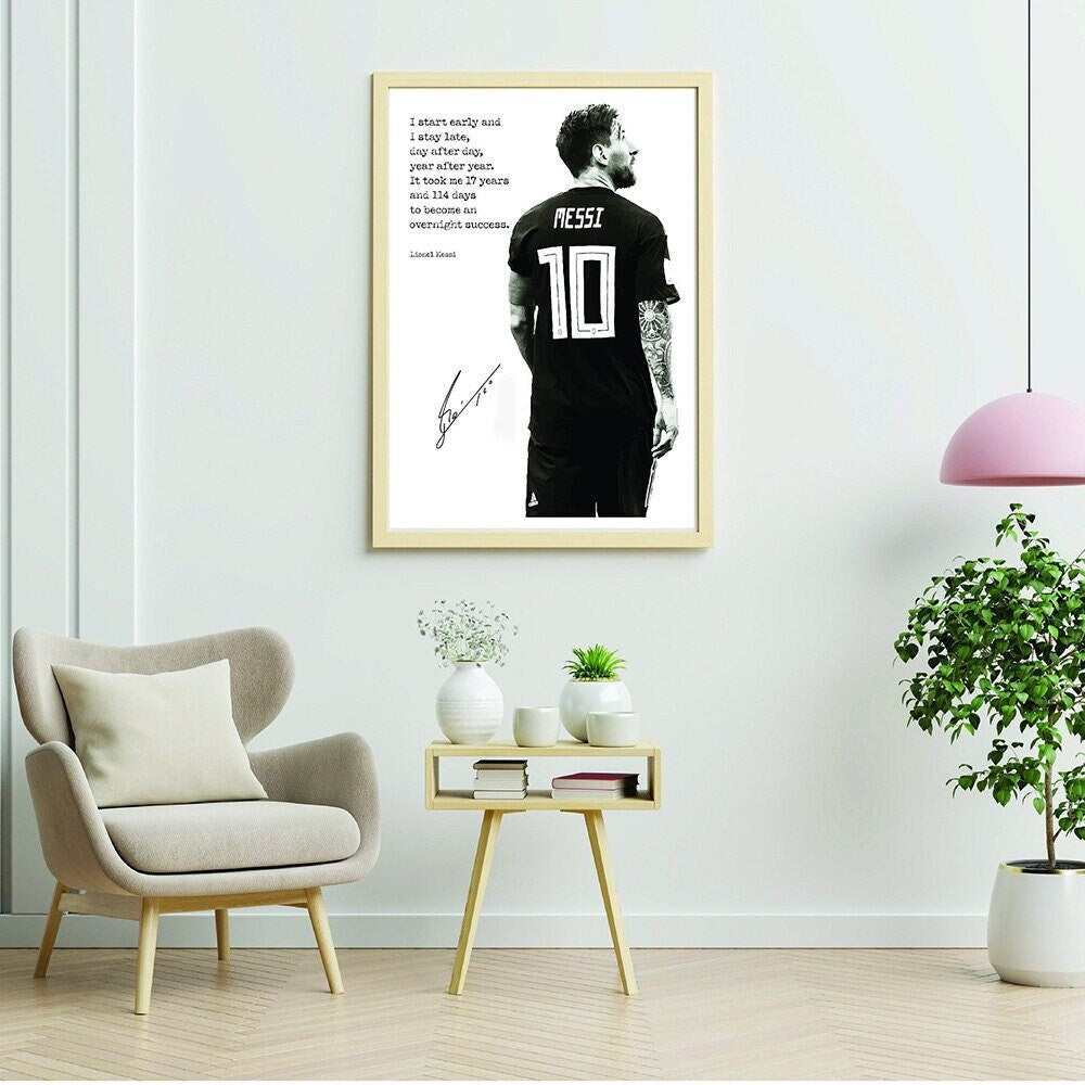 Poster Fotbal Lionel Messi – Tablou decorativ fără ramă