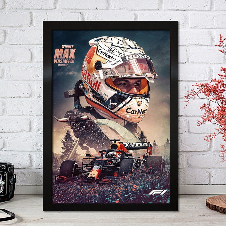 🏎️ Poster Formula 1 – Max Verstappen | Red Bull Racing