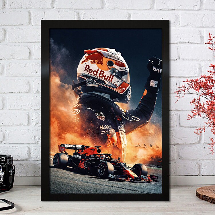 🏎️ Poster Formula 1 – Max Verstappen | Red Bull Racing